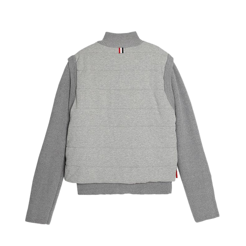 Unisex double-sided fake two-piece jacket
