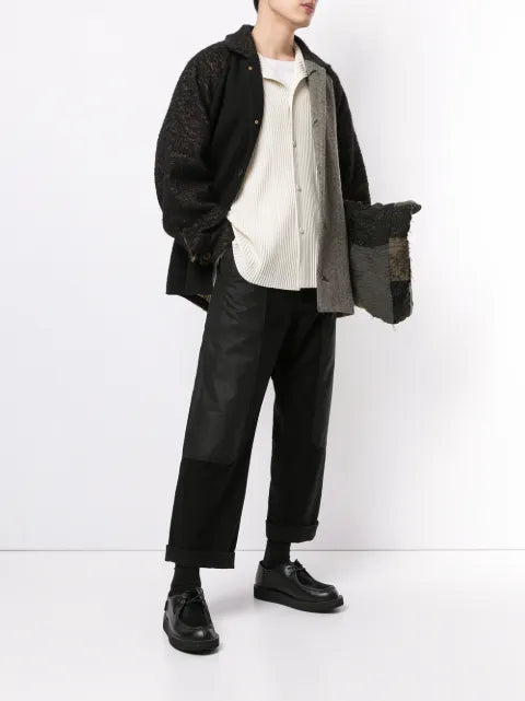 Uma Wang two-tone buttoned jacket