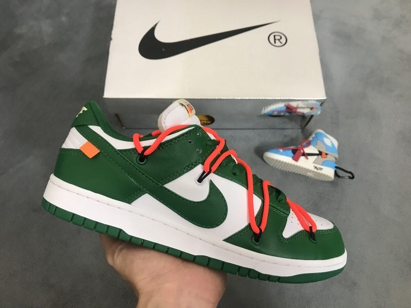 Nike Dunk Low OFF WHITE Pine Green Reps Sneaker  CT0856-100