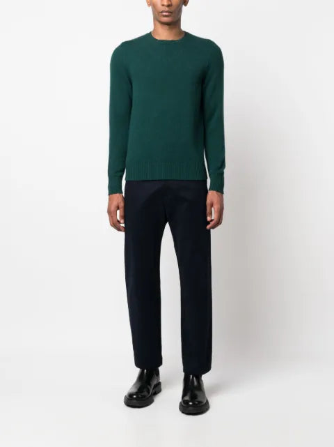 Drumohr crew-neck ribbed-trim sweater