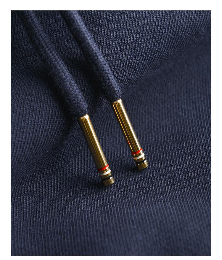 Thom Browne Style Unisex Casual Sweatpants with Signature Four-Bar Detail