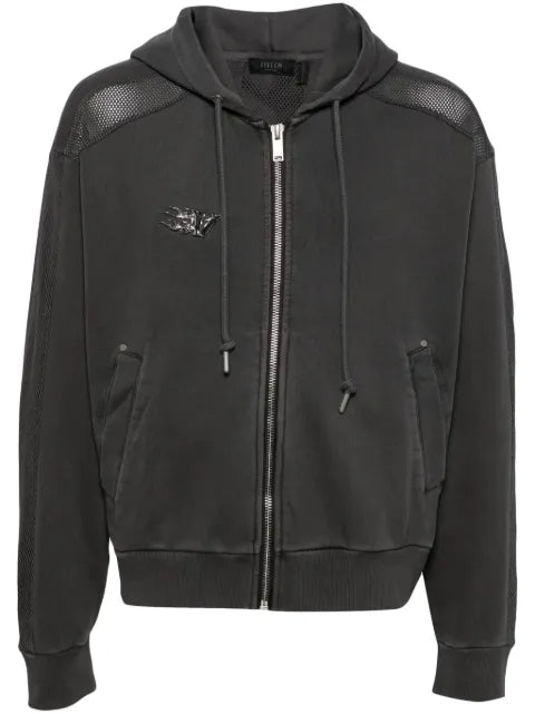 FIVE CM Patchwork hoodie