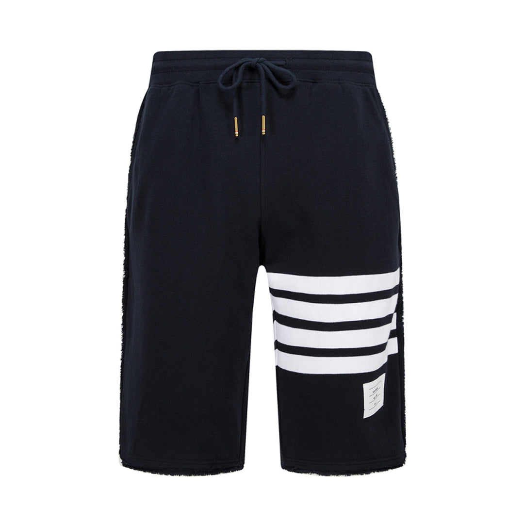 Thom Browne Style Four-Bar Shorts