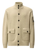 C.P. Company high-neck cardigan