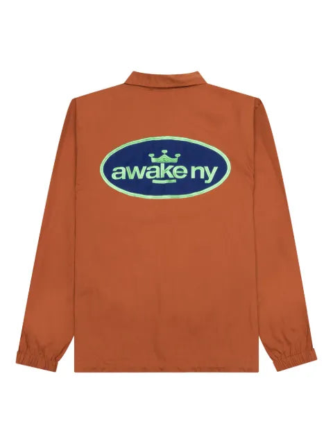 Awake NY oval-logo twill jacket