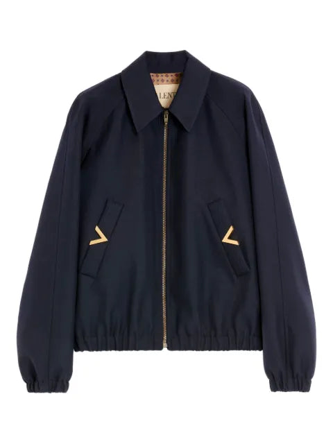 Valentino Garavani VGold pocket bomber jacket