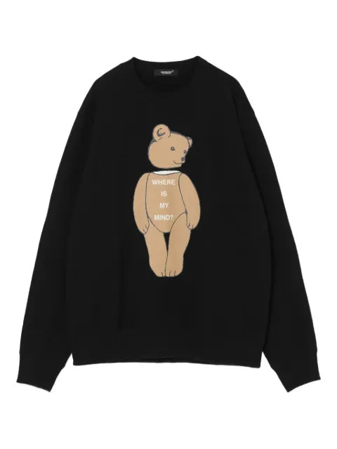 Undercover bear graphic pullover