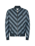 Philipp Plein interwoven leather bomber jacket