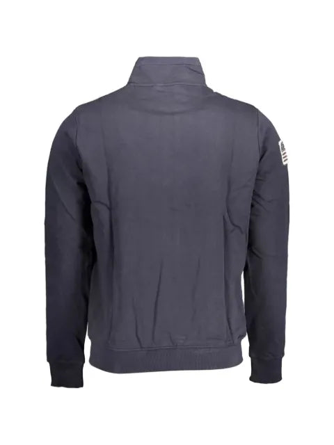 U.S. POLO ASSN. embroidered-logo zip-up sweater