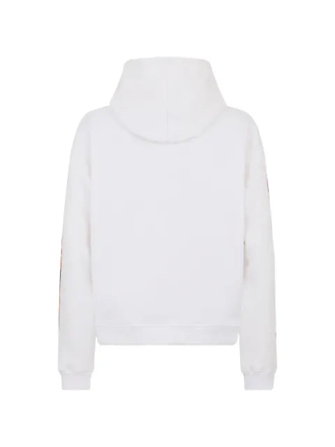 DSQUARED2 graphic-print drawstring cotton hoodie