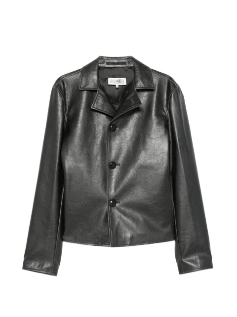 MM6 Maison Margiela button-fastening long-sleeve jacket