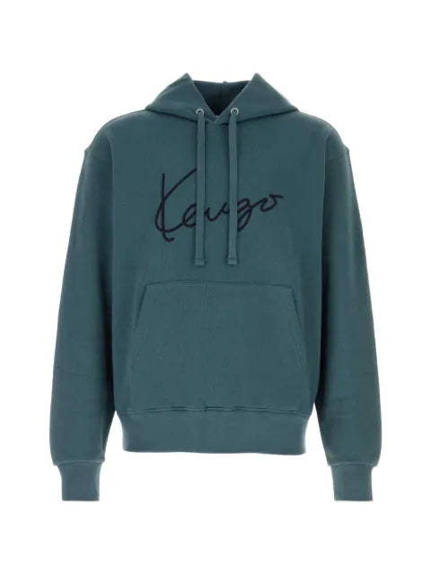 Kenzo logo-embroidered hoodie