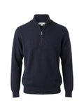 Malo half-zip cashmere sweater