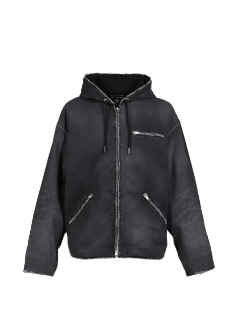 Mastermind World distressed hooded jacket