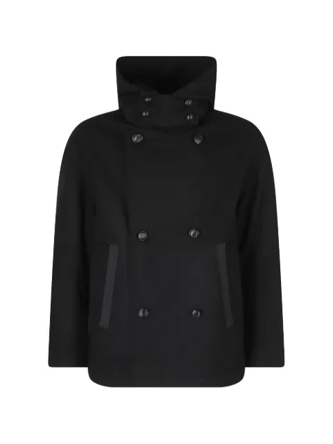 Duno Ares Berlino double-breasted hooded jacket