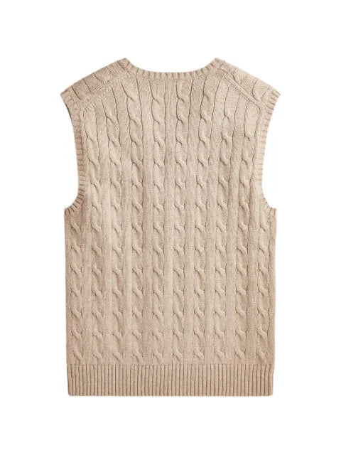Polo Ralph Lauren cable-knit V-neck sweater vest
