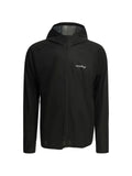 Montbell logo-print zip-up bomber jacket