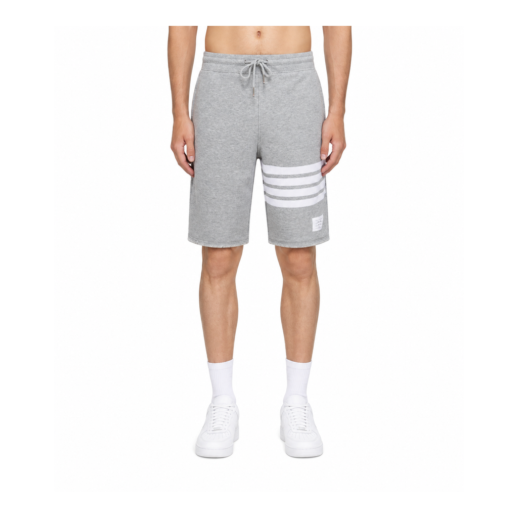 Thom Browne Style Four-Bar Shorts