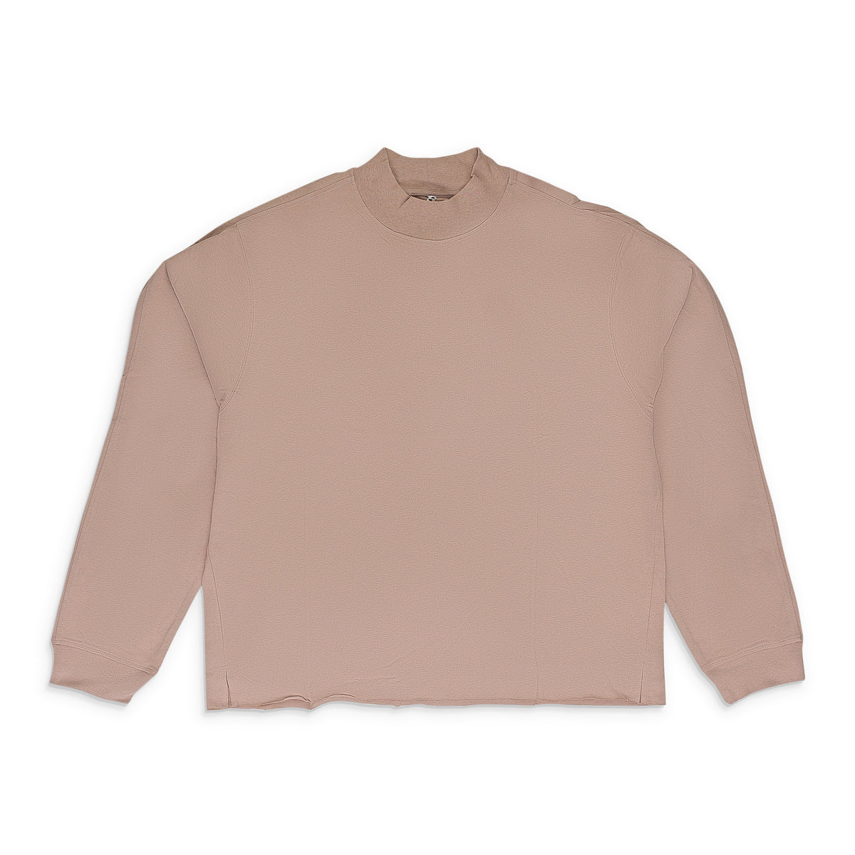 MOCK NECK LONG SLEEVE MUSHROOM SWEATSHIRT