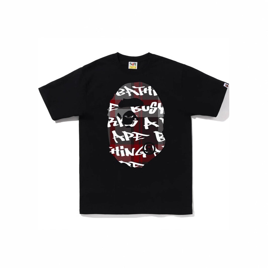 Bape Ape Head Shark Baby Milo Multi‑Print Heavyweight Tee Multi‑Style