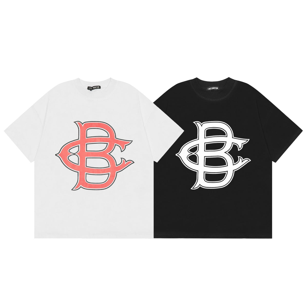Cole Buxton Multi‑Slogan Graphic Oversized Tee Streetwear Unisex