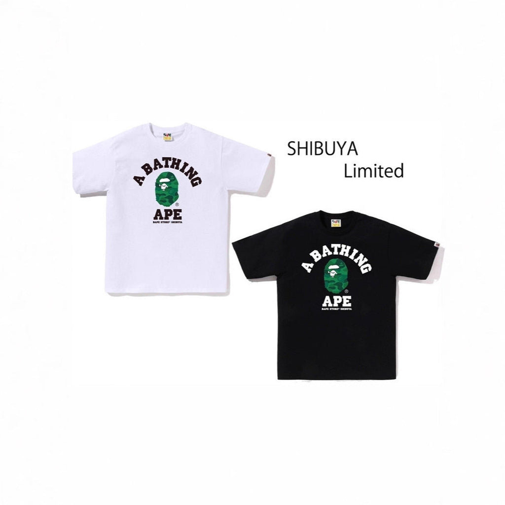 Bape Ape Head Shark Baby Milo Multi‑Print Heavyweight Tee Multi‑Style