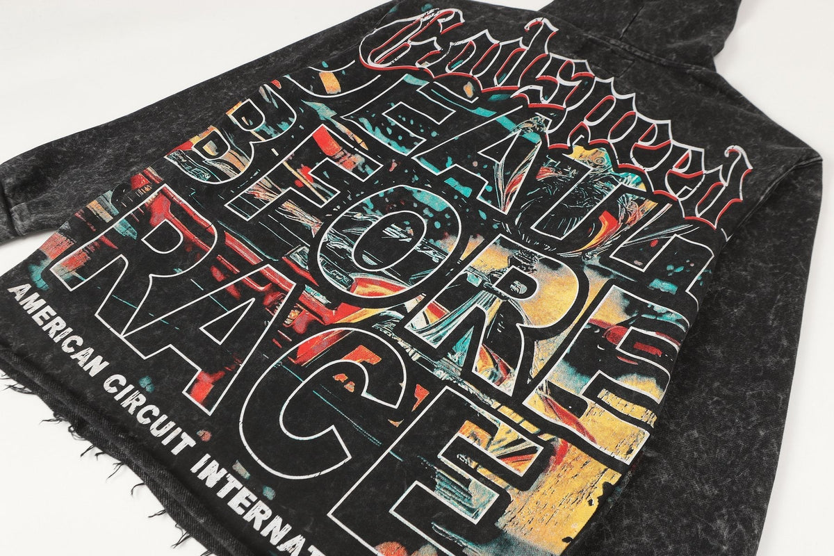 Godspeed Death Before Race Graphic Hoodie