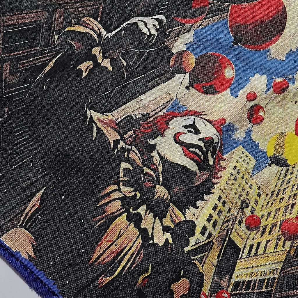 BKYS Revival Clown Balloon Rhinestone Graphic T-Shirt
