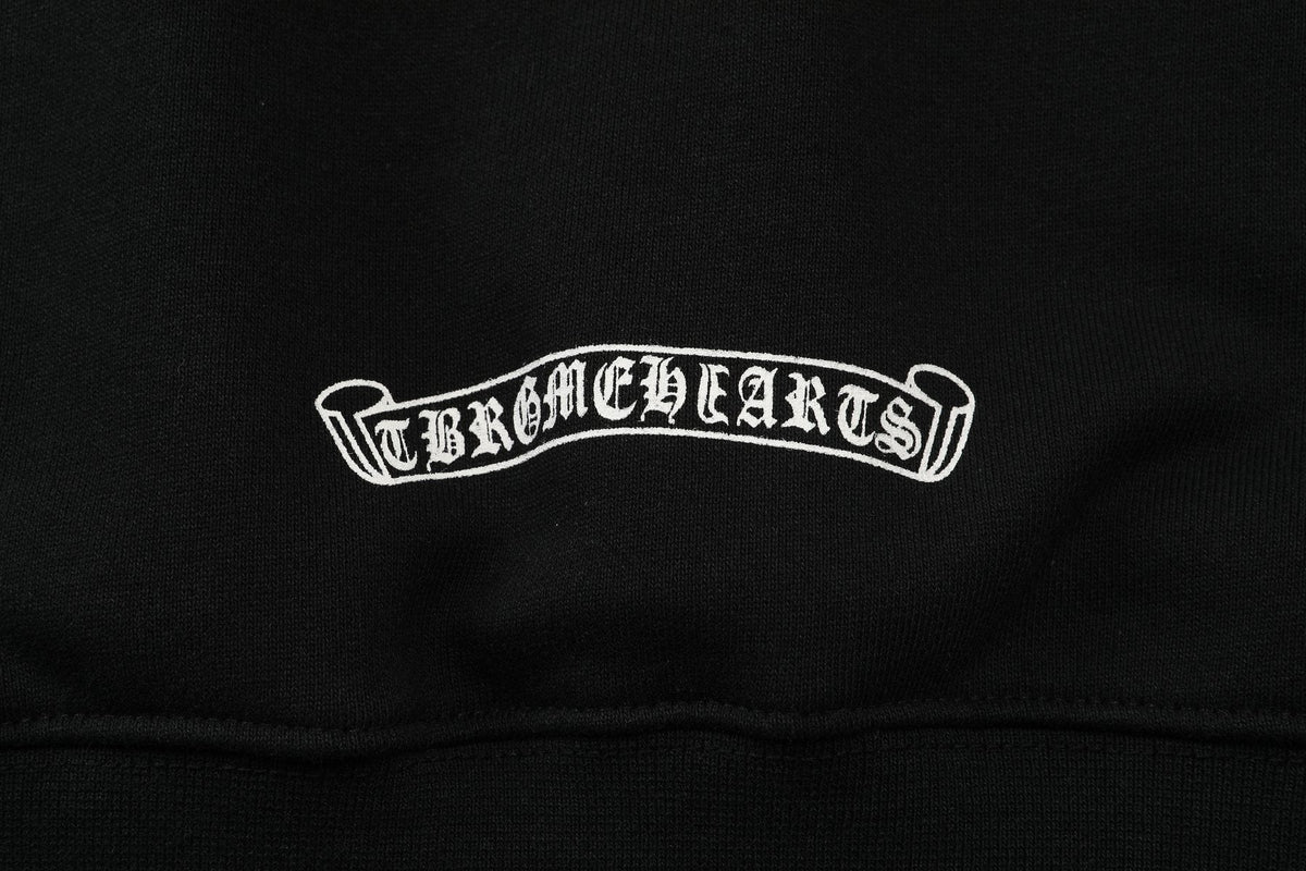 Chrome Hearts Horseshoe Graphic Pullover Hoodie