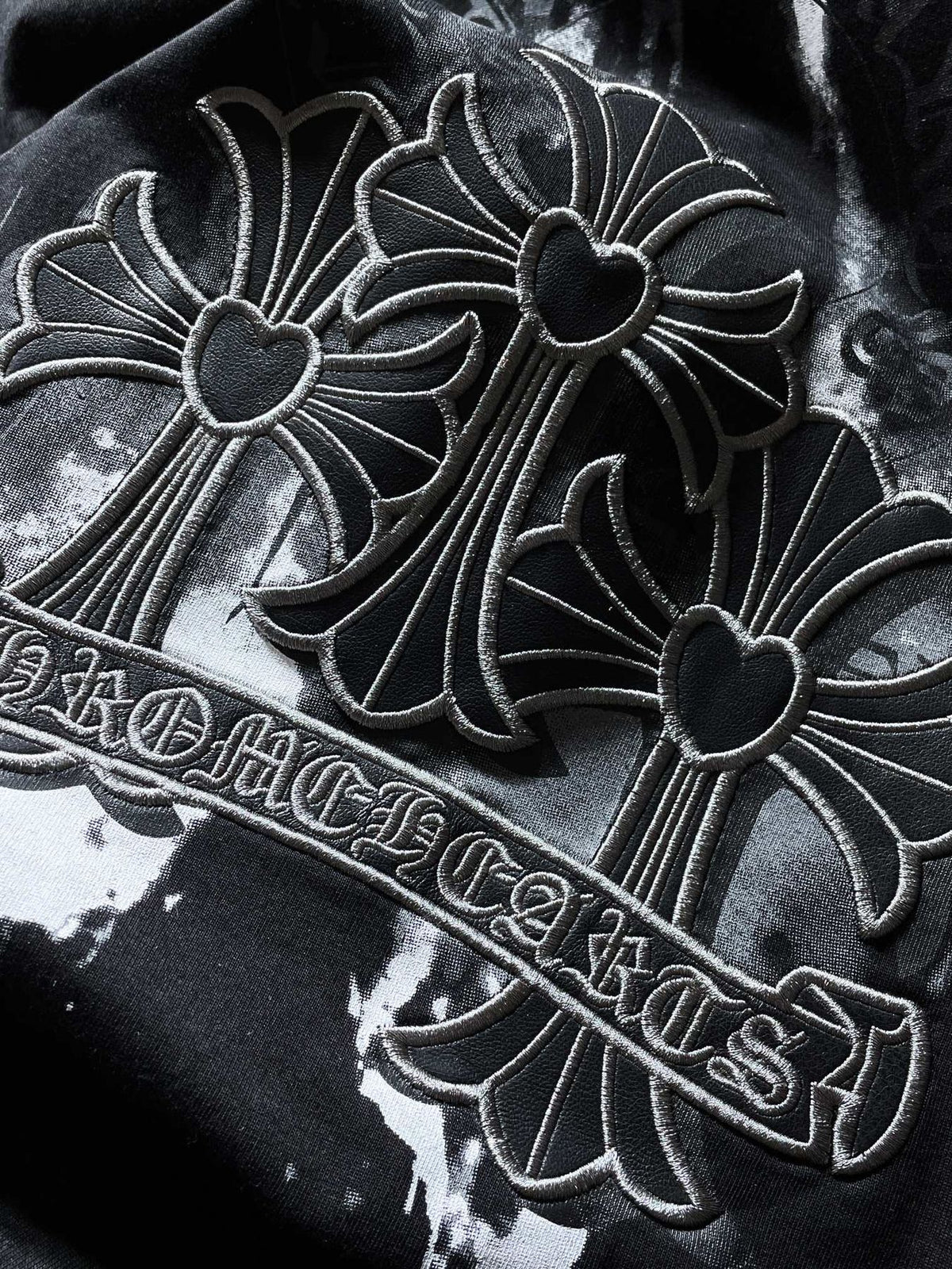 Chrome Hearts Floral Cross Graphic T-Shirt