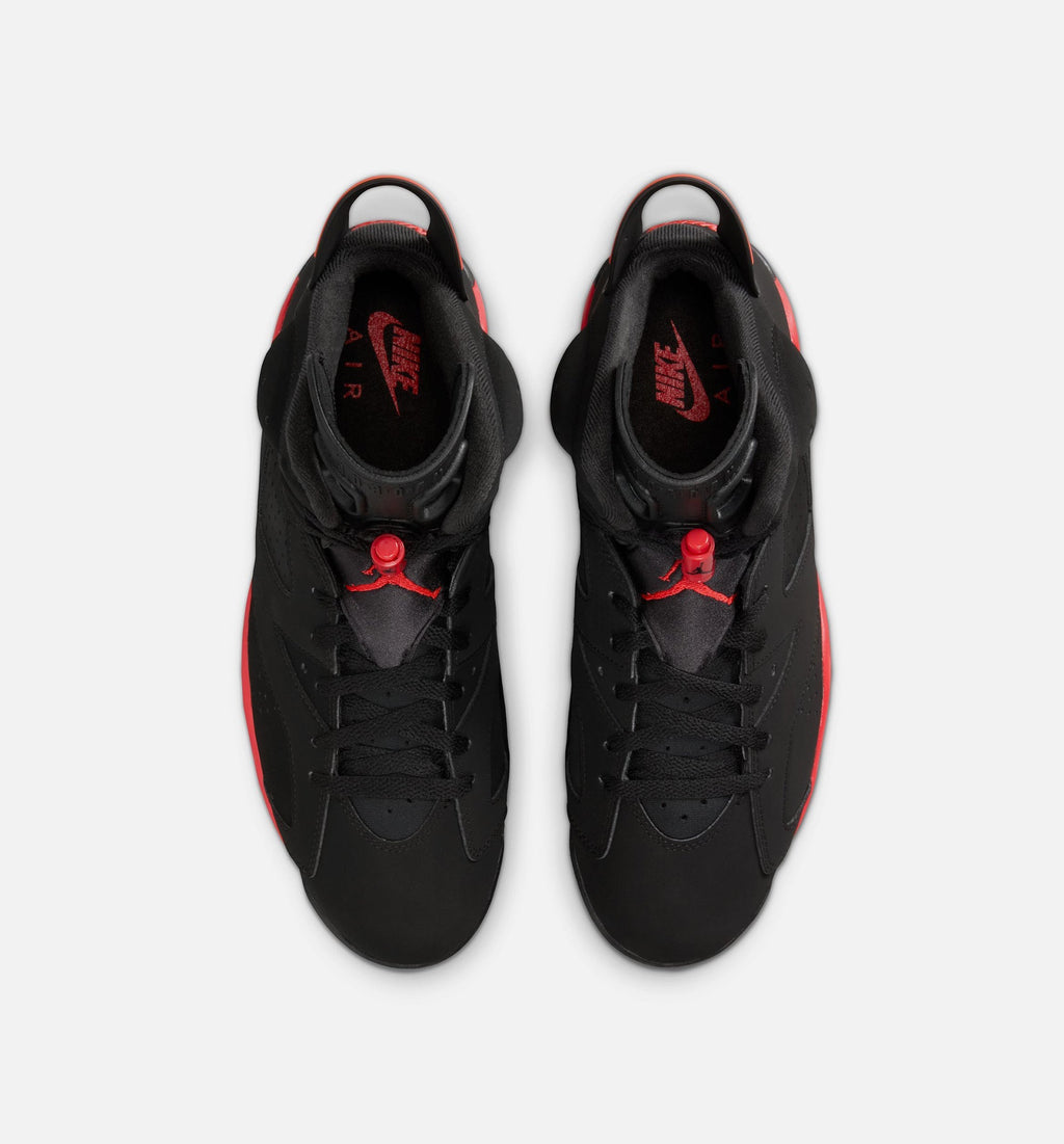 Air Jordan 6 Retro Infrared Salesman – Men's Lifestyle Shoe in Black/Light Crimson