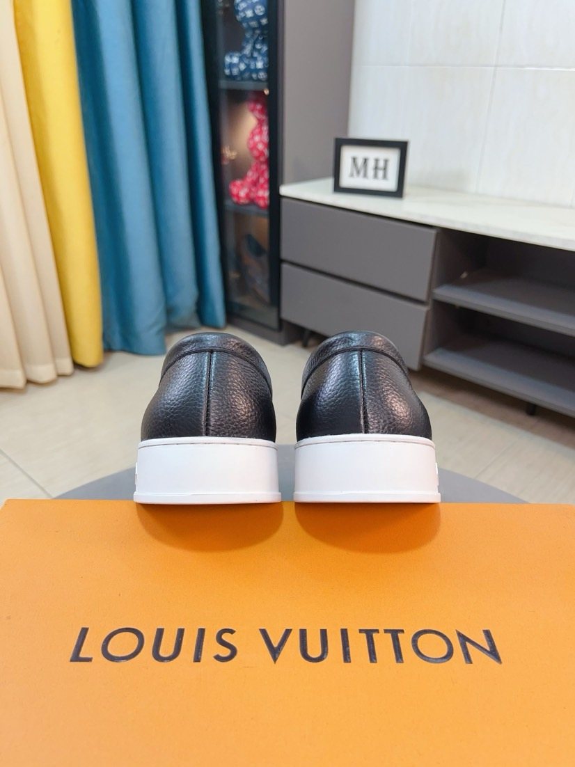 Louis Vuitton Textured Slip-On Shoes