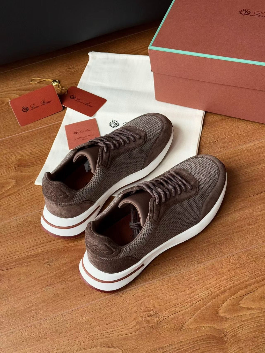 Loro Piana Week End Walk Knit Sneaker