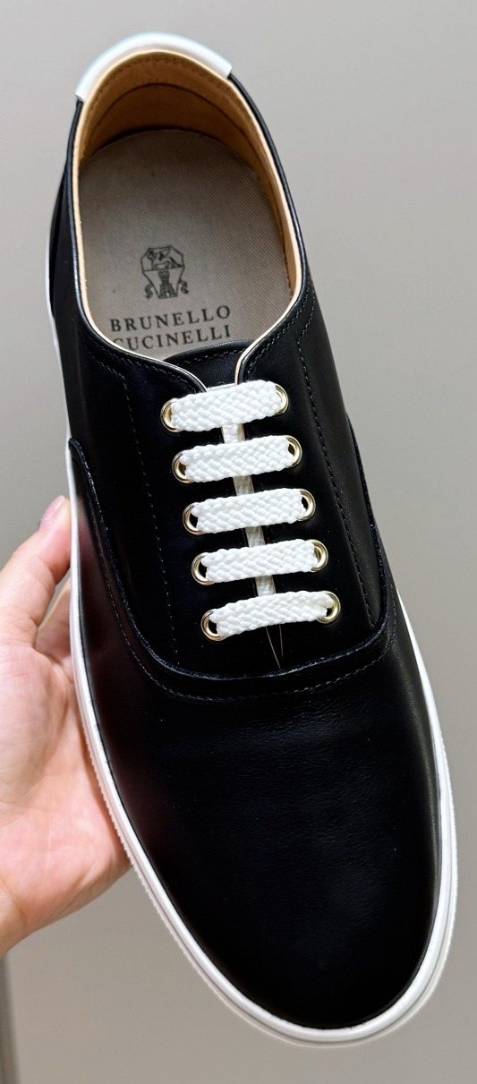 Brunello Cucinelli Leather Low-Top Sneakers