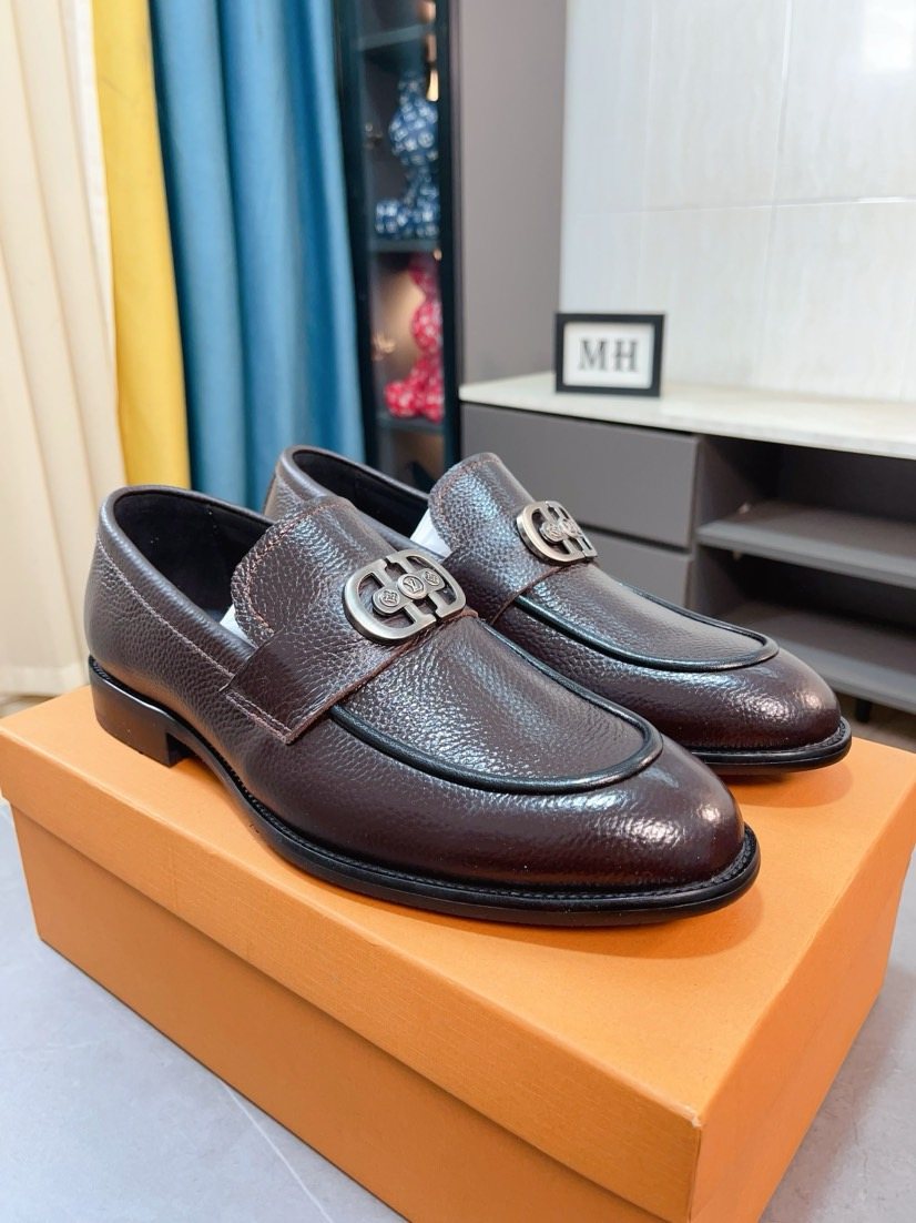 Louis Vuitton Textured Bit Loafers